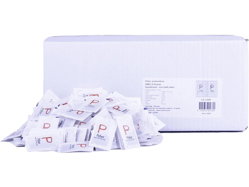 Peber, I brev, 0.15 g, 2000 breve