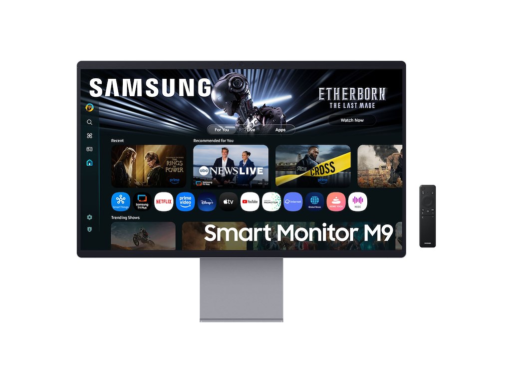 Samsung M90SF computerskærm 81,3 cm (32") 3840 x 2160 pixel 4K Ultra HD OLED Sølv