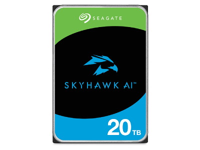 Seagate SkyHawk AI 20 TB harddisk 7200 rpm 256 MB 3.5" Serial ATA III