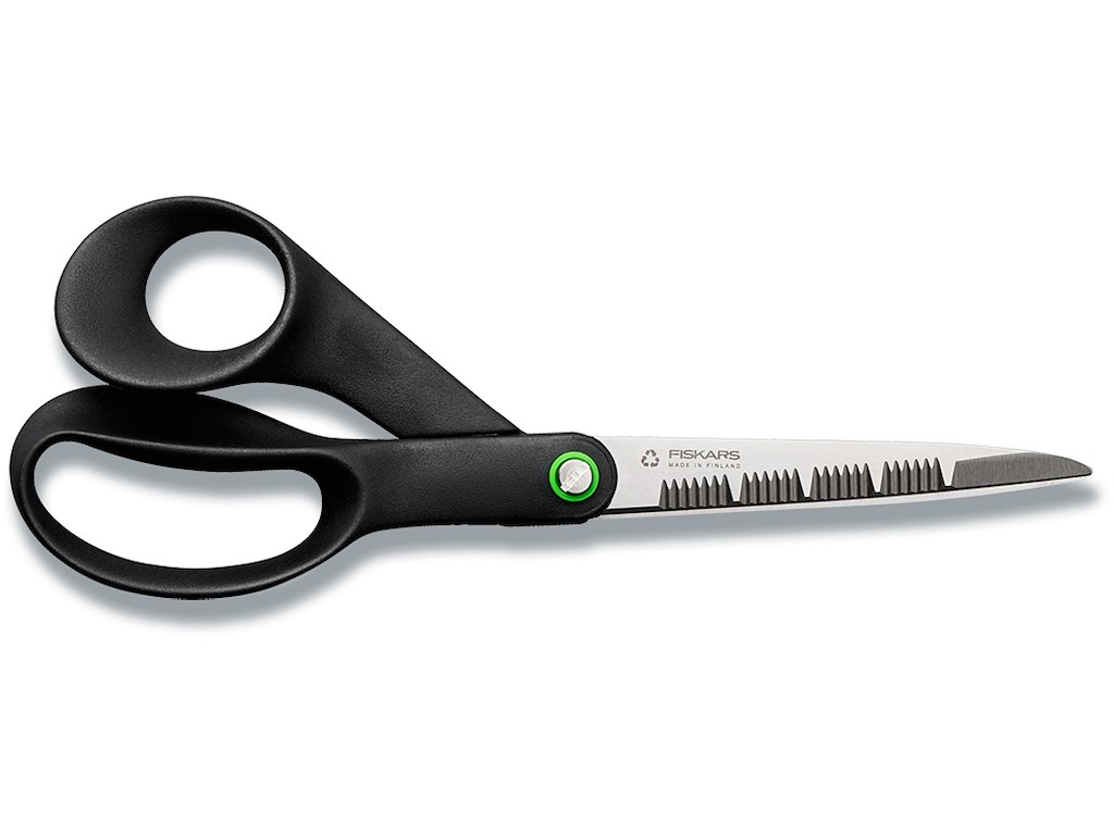 Saks, Køkkensaks, Højrehåndet, 21 cm, Sort, Fiskars Functional Form ReNew 