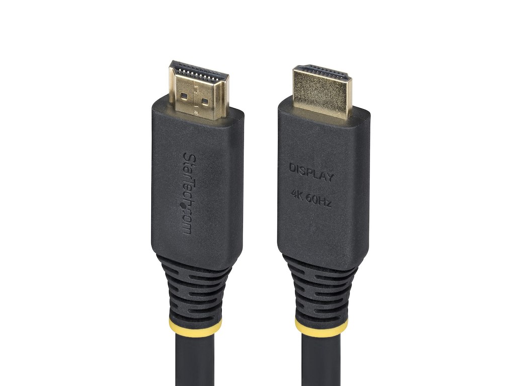 StarTech.com HDMI2-CABLE-4K60-15M HDMI-kabel HDMI Type A (Standard) Sort