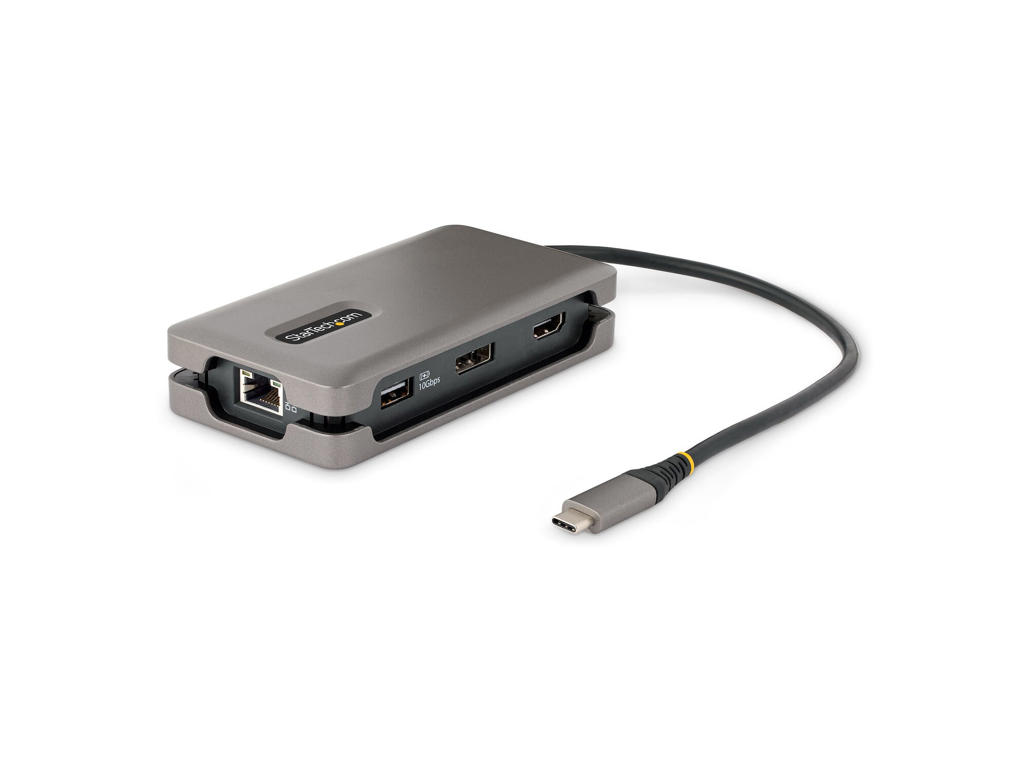StarTech.com DKT31CDHPD3 dockingstation Ledningsført USB 3.2 Gen 2 (3.1 Gen 2) Type-C Grå