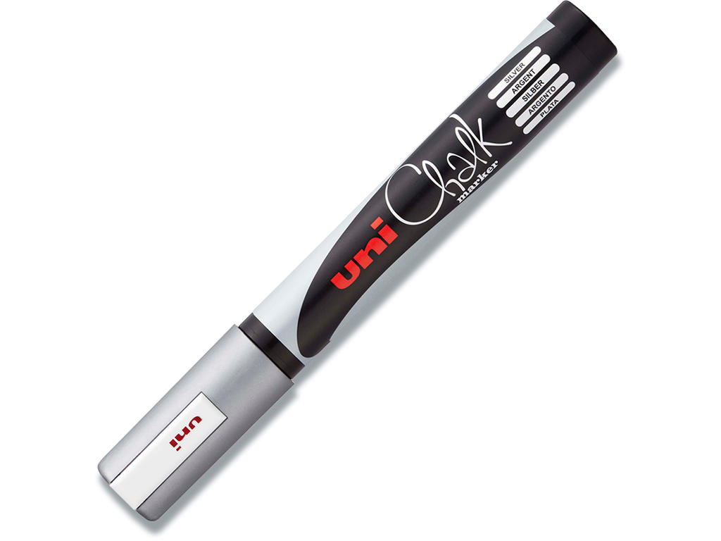 Kalk marker, 1.8-2.5 mm, Sølv, 1 stk, uni Chalk PWE-5M
