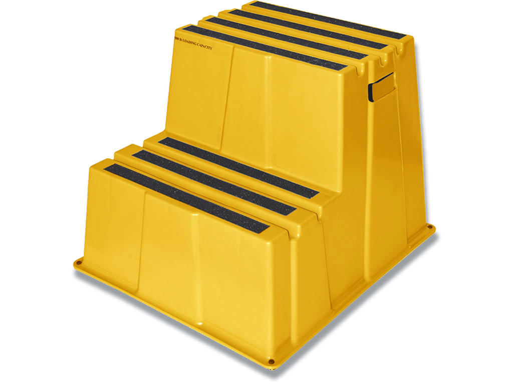 Sikkerhedstrin med 2 trin gul, Twinco