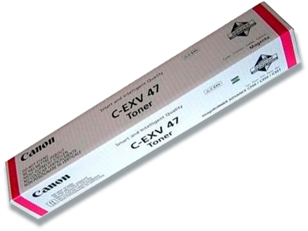 Toner, C-EXV 47, Magenta-rød, 21.5000 sider, Canon 8518B002
