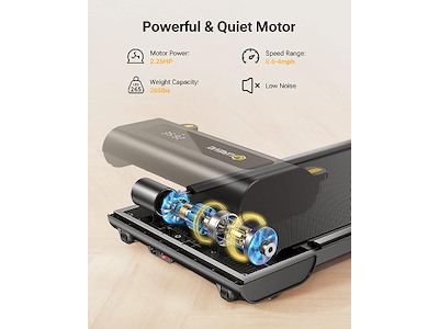 Gåbånd Kontor 0,8 - 6 km/t, Xiaomi Urevo WalkingPad SpaceWalk 1 Lite