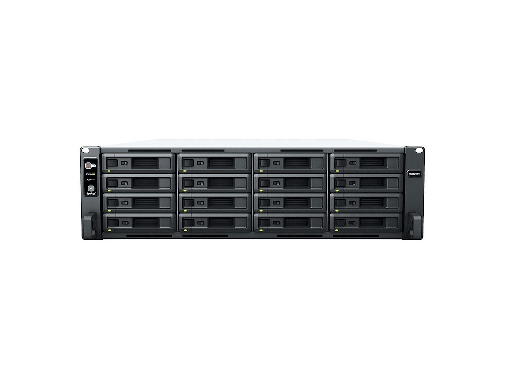 Synology RackStation RS2821RP+ NAS & lagringsserver Stativ (3U) Ryzen Embedded V1500B 4 GB DDR4 0 TB DiskStation Manager Sort