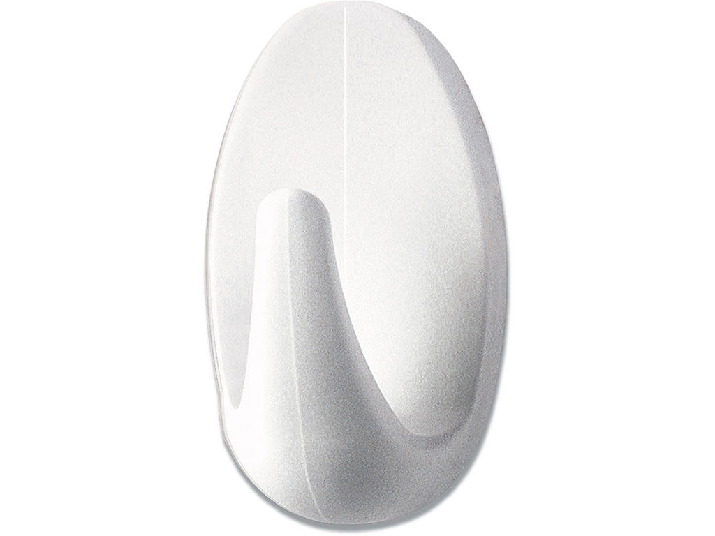 Klæbekroge, Small, Ovale, 3 kroge, 4 strips, Tesa Powerstrips