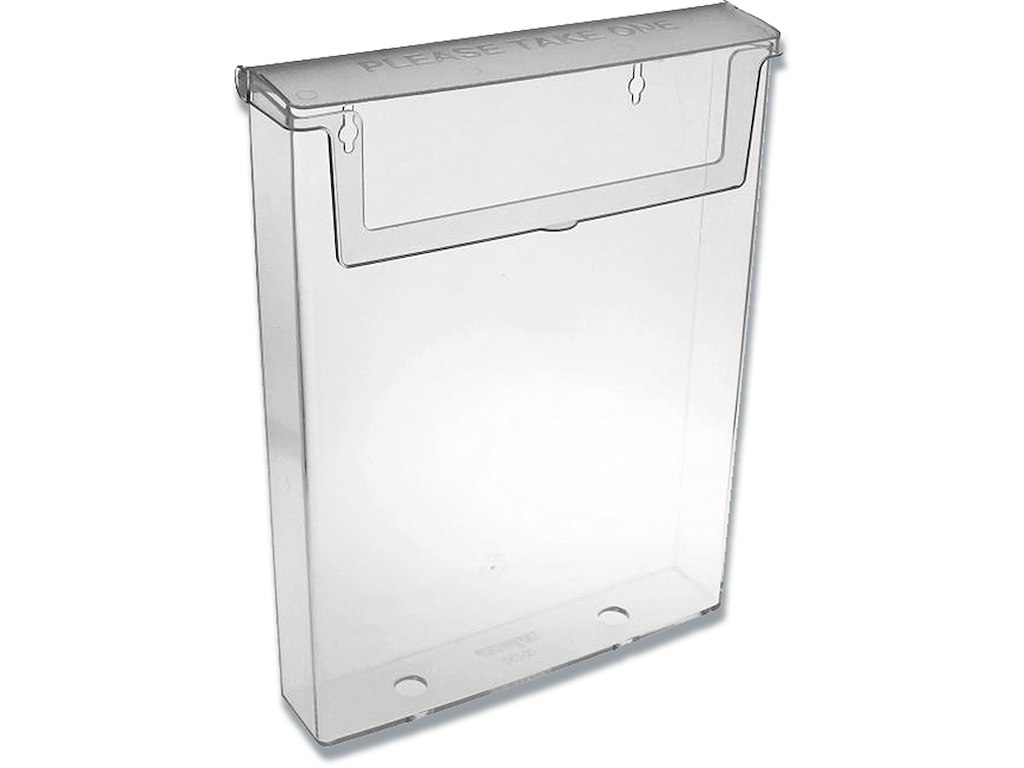 Brochureholder, Med låg, Udendørs, A4, Akryl, Twinco TWIN