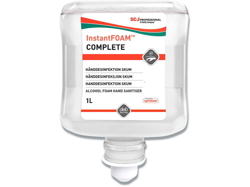 Hånddesinfektion, Skum, 1000 ml, Refill, SCJ Professional InstantFOAM Complete OPTIDOSE