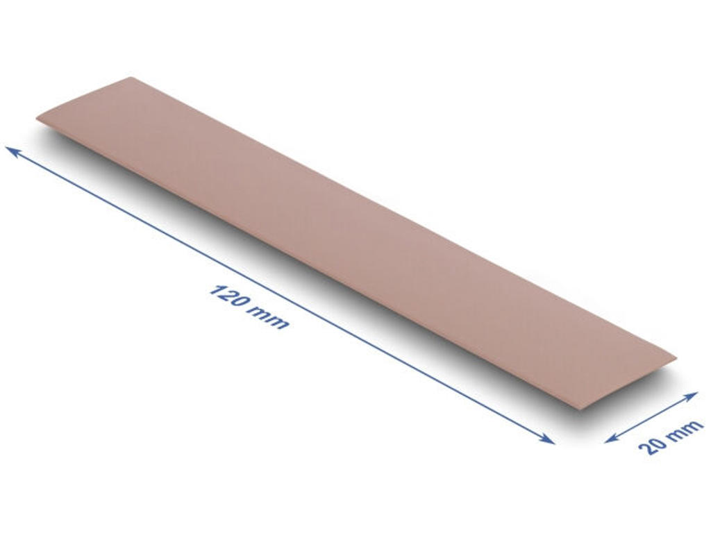 DeLOCK 18481 kølekomponent Termisk pude 3 W/mK