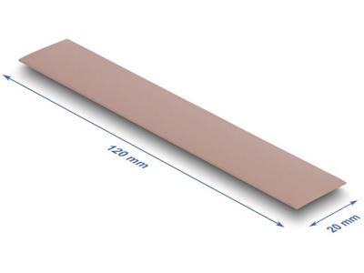 DeLOCK 18481 kølekomponent Termisk pude 3 W/mK