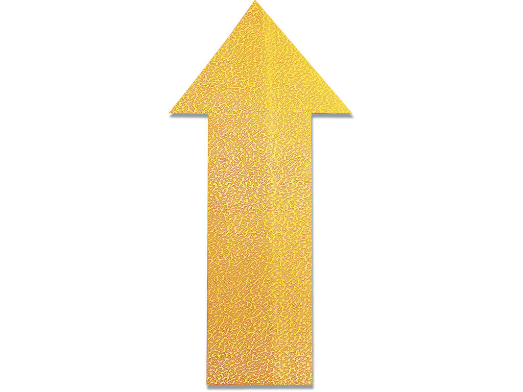 Gulvmarkering, Pil, Gul, Permanent, Durable 