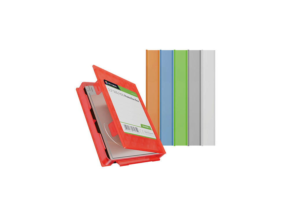 ICY BOX IB-AC6251-6 Folie Plast Blå, Grøn, Grå, Orange, Rød, Hvid