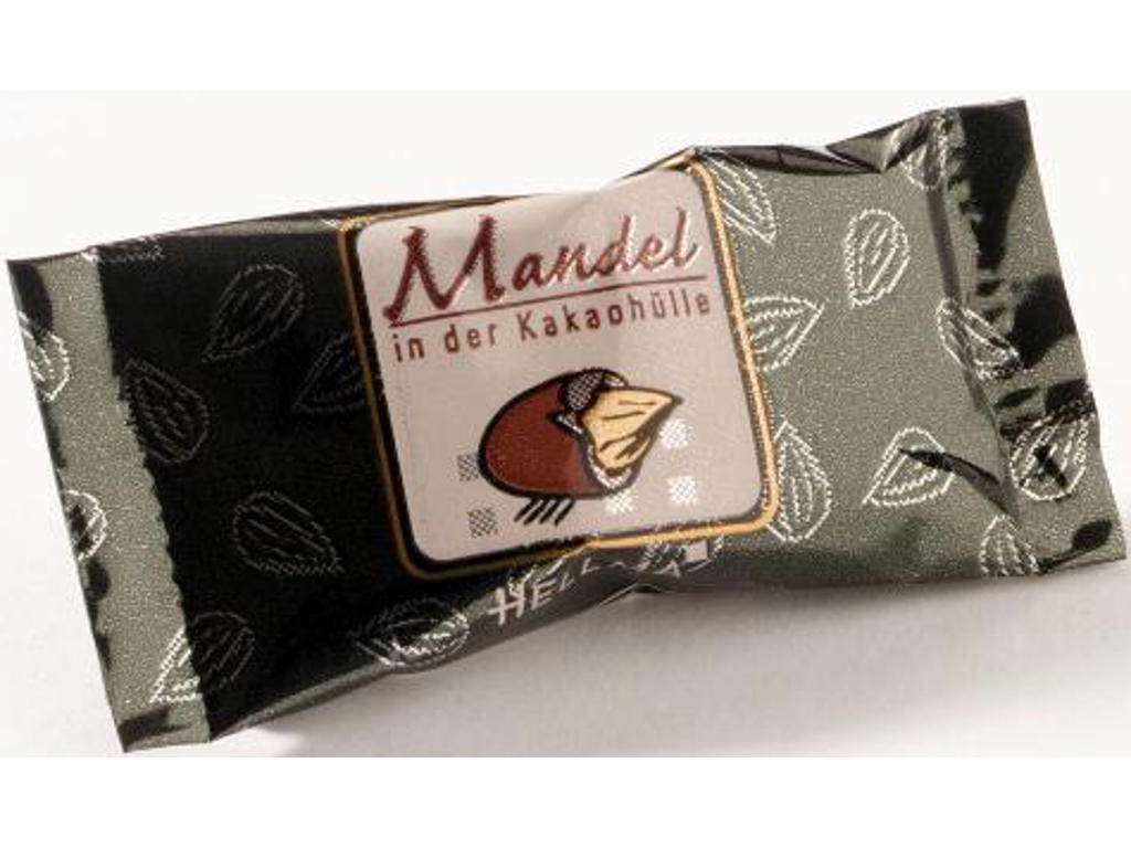 Mandler overtrukket med chokolade, Enkeltindpakket, 380 stk