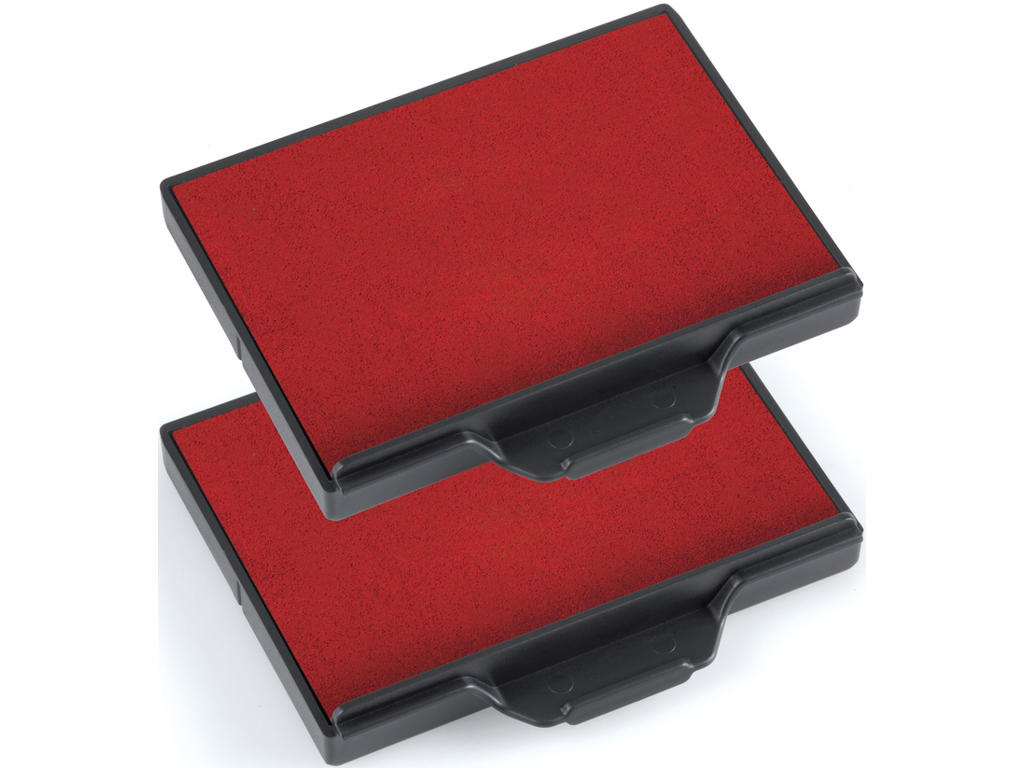 Stempelpude, 2 stk, Rød, 6/58RD, Til Trodat 5208 5480