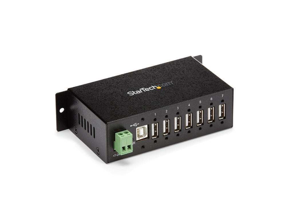 StarTech.com ST7200USBM interface hub USB 2.0 Type-B 480 Mbit/s Sort