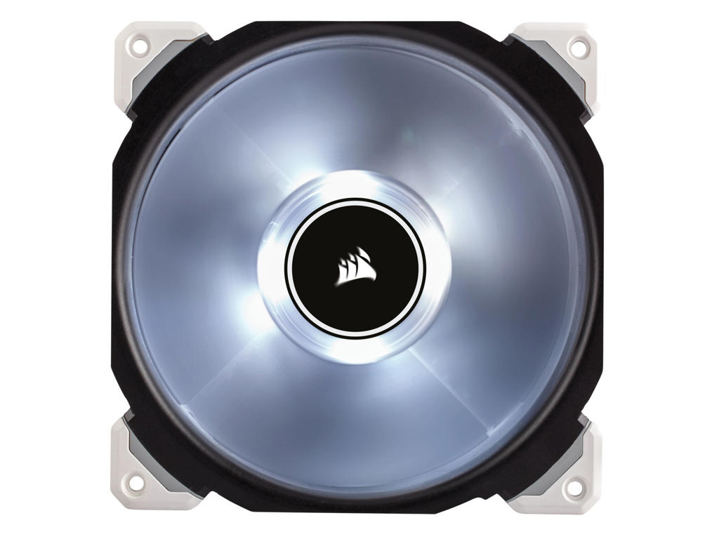 Corsair Air ML140 Pro Computerkabinet Ventilator 14 cm Sort, Hvid