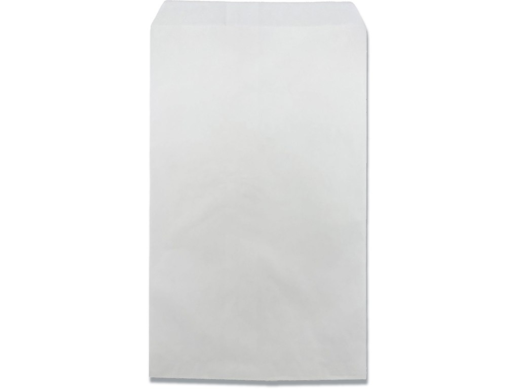 Bagerpose, 1kg, 160x270mm, Hvid, 40g, 1000 stk