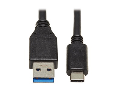 Tripp Lite U428-20N USB-kabel USB 3.2 Gen 1 (3.1 Gen 1) 0,5 m USB C USB A 5 Gbit/sek. Sort