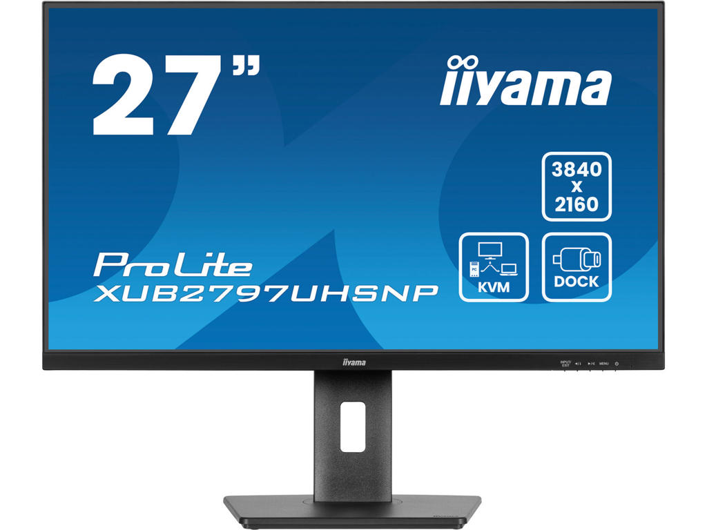 iiyama ProLite XUB2797UHSNP-B1 computerskærm 68,6 cm (27") 3840 x 2160 pixel 4K Ultra HD LED Sort