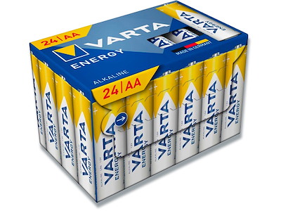 Batteri, AA, 1.5 V, 24 stk, Varta Energy