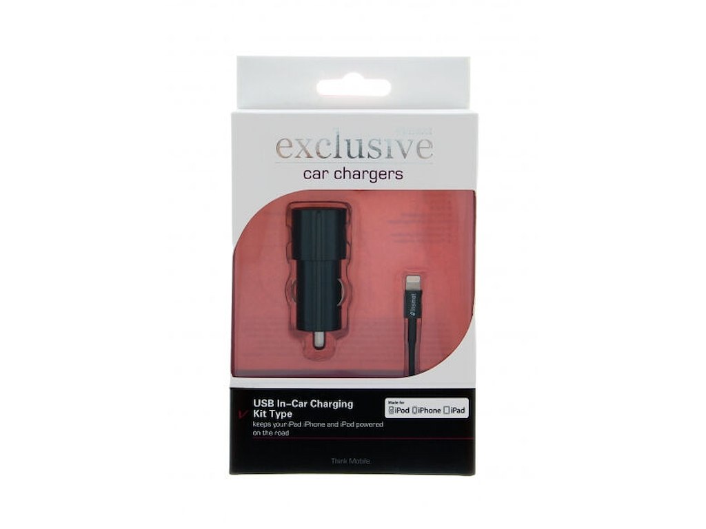 Insmat 520-8860 oplader til mobil enhed Smartphone Sort Cigartænder, USB Automatisk, Indendørs