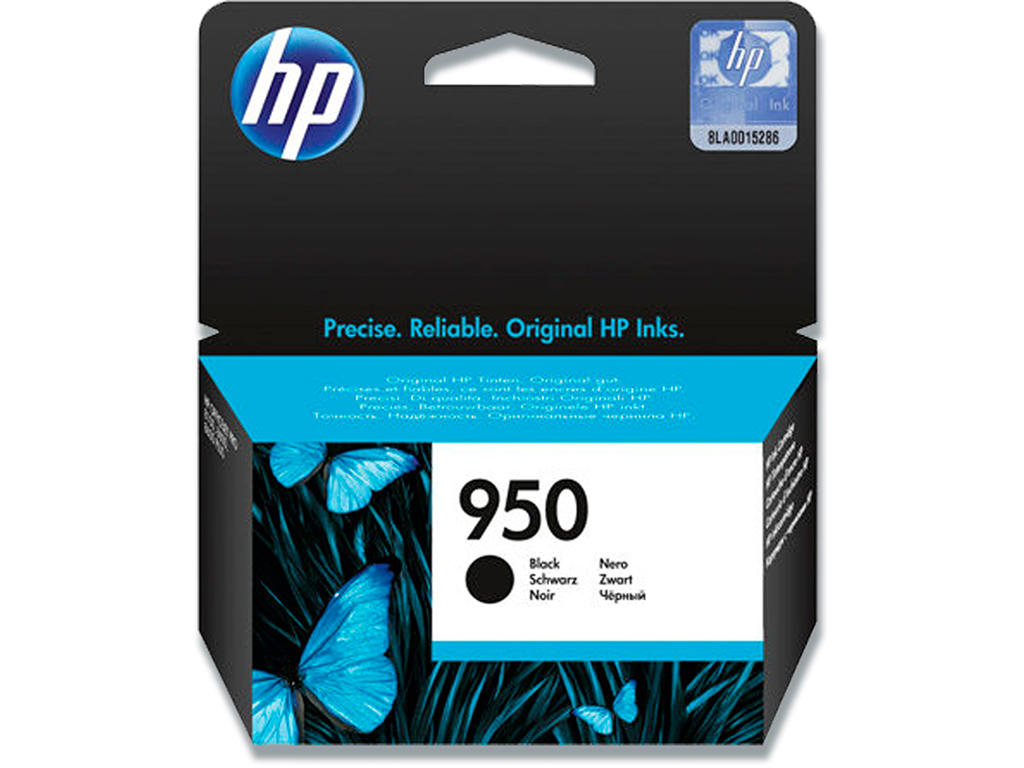 Blækpatron, 1 stk, 1.000 sider, Black-sort, HP 950