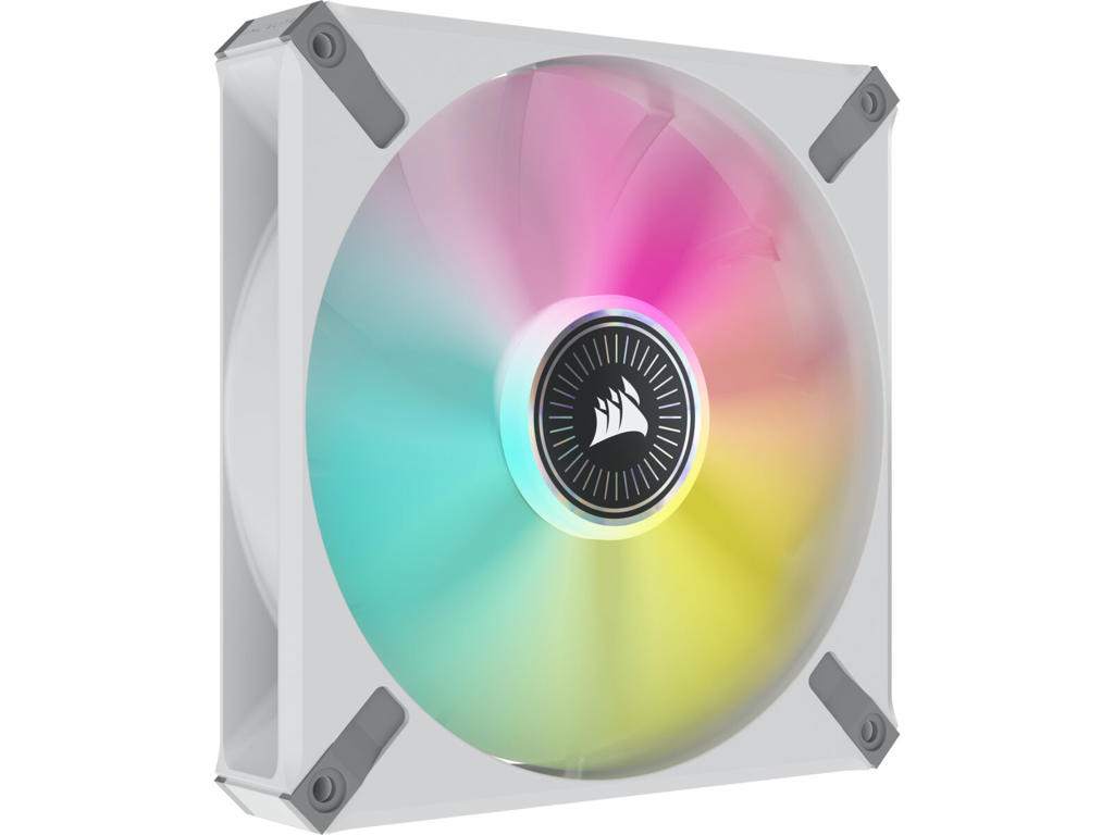 Corsair iCUE ML140 RGB ELITE Computerkabinet Ventilator 14 cm Hvid 1 stk