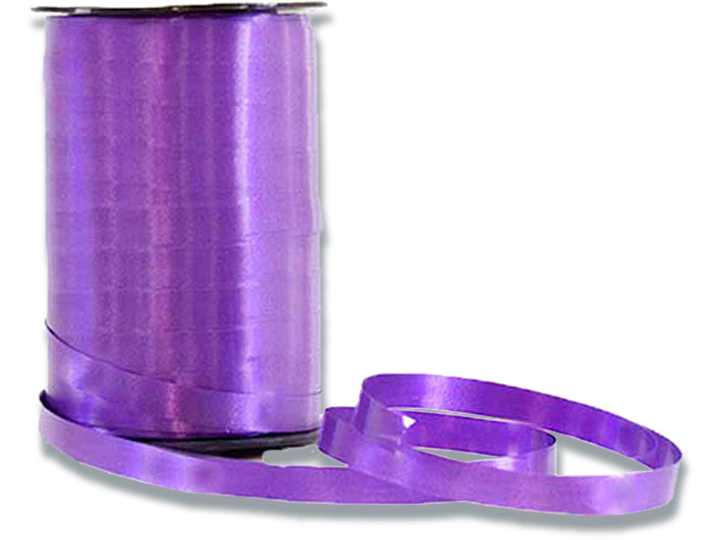 Gavebånd, PP, 10mm x 250m, Mørk lilla, Roliba Poly Glat 