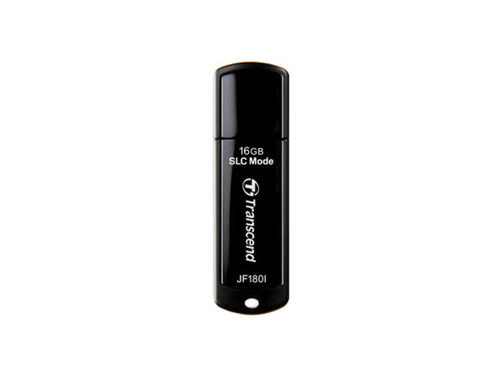 Transcend JetFlash 180I USB-nøgle 16 GB USB Type-A 3.2 Gen 2 (3.1 Gen 2) Sort