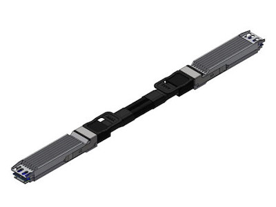 Nvidia MCA4J80-N003-FTF InfiniBand og fiberoptisk kabel 3 m OSFP Sort