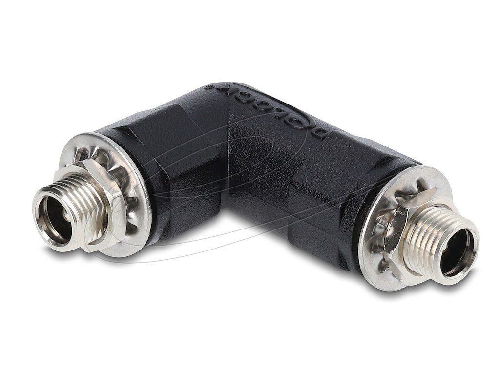 DeLOCK 90942 kabel kønsskifter DC 5.5 x 2.1 Sort
