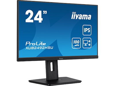 iiyama XUB2492HSU-B6 computerskærm 60,5 cm (23.8") 1920 x 1080 pixel Fuld HD LED Sort