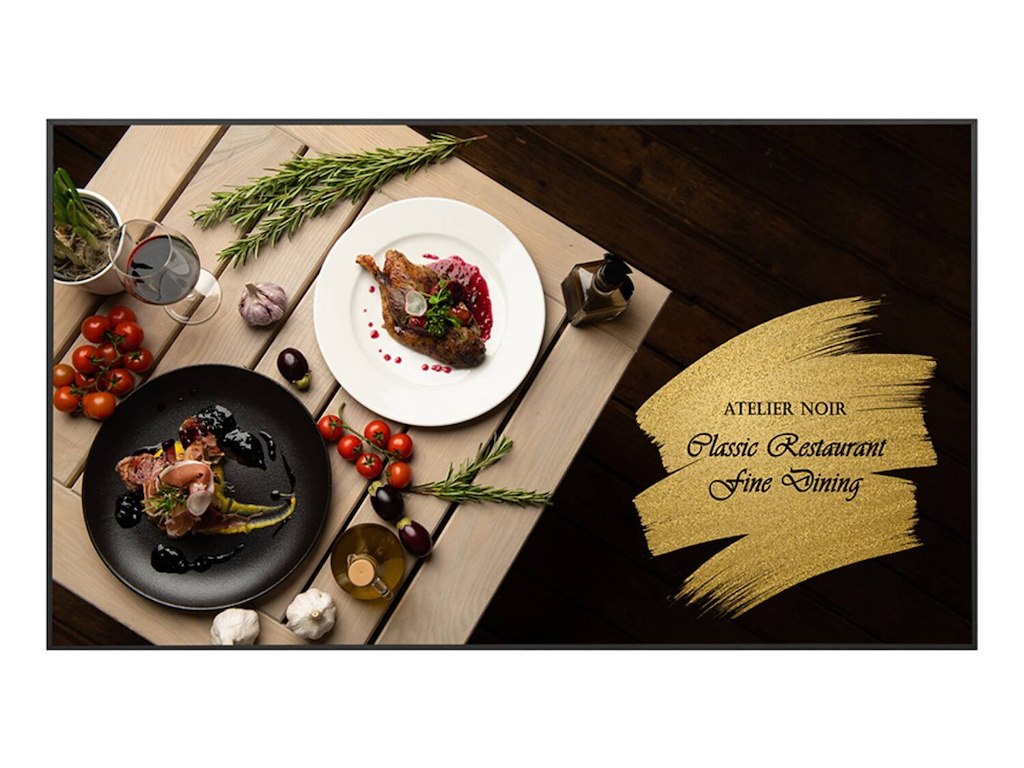 LG 86UH5Q-E skilte display Digital fladpaneldisplay 2,18 m (86") Wi-Fi 700 cd/m² 4K Ultra HD Sort WebOS 24/7