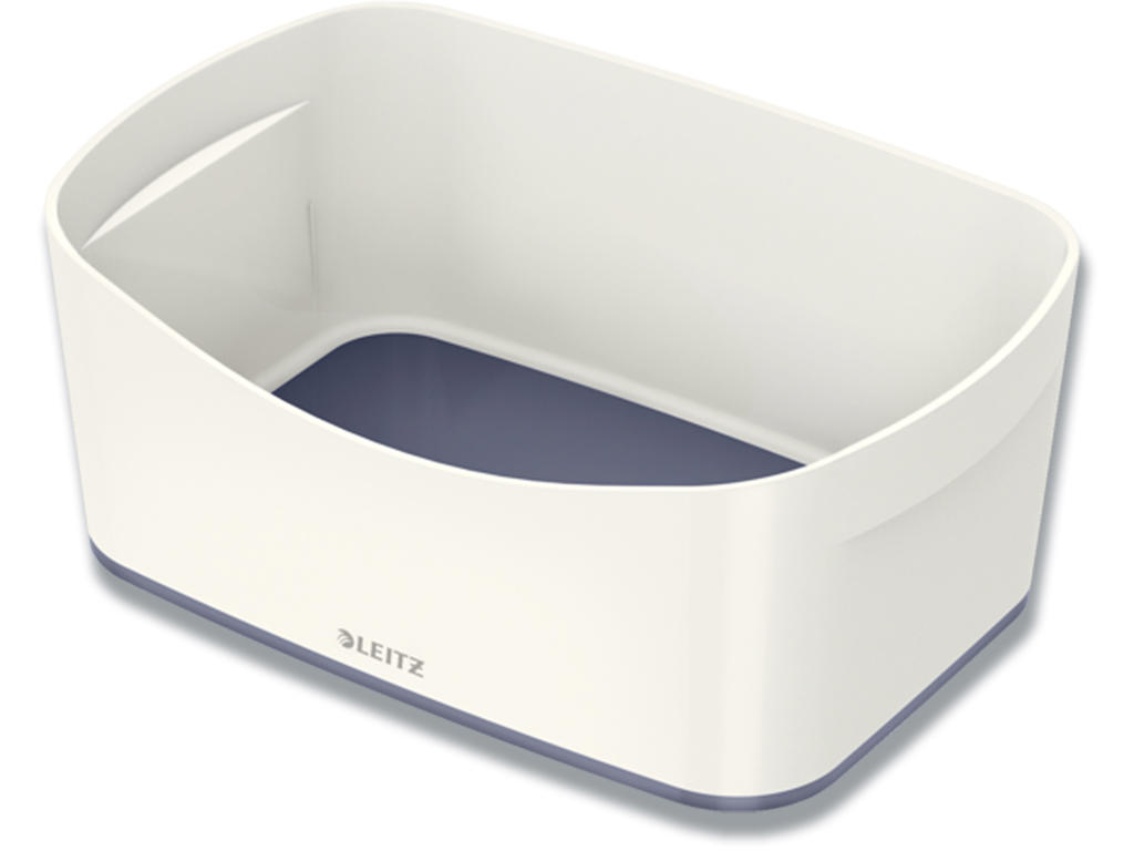 Opbevaringsbakke, A5, Grå-hvid, ABS plast, Leitz MyBox WOW 