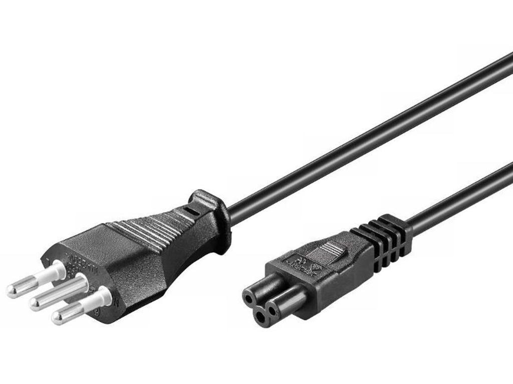 Microconnect PE100830 el-ledning Sort 3 m C5 forbinder