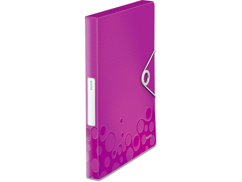 Dokumentboks, A4, 250 ark, Metallic pink, Leitz WOW 