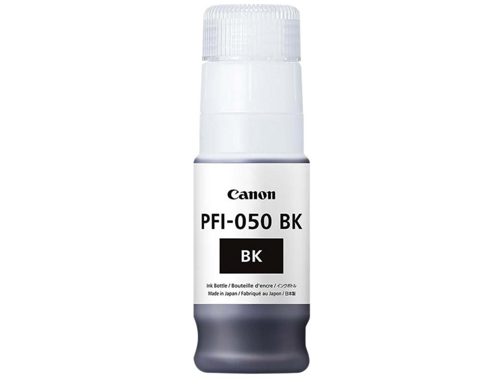 Blækpatron, 1 stk, 70 ml, Black-sort, Canon PFI-050BK