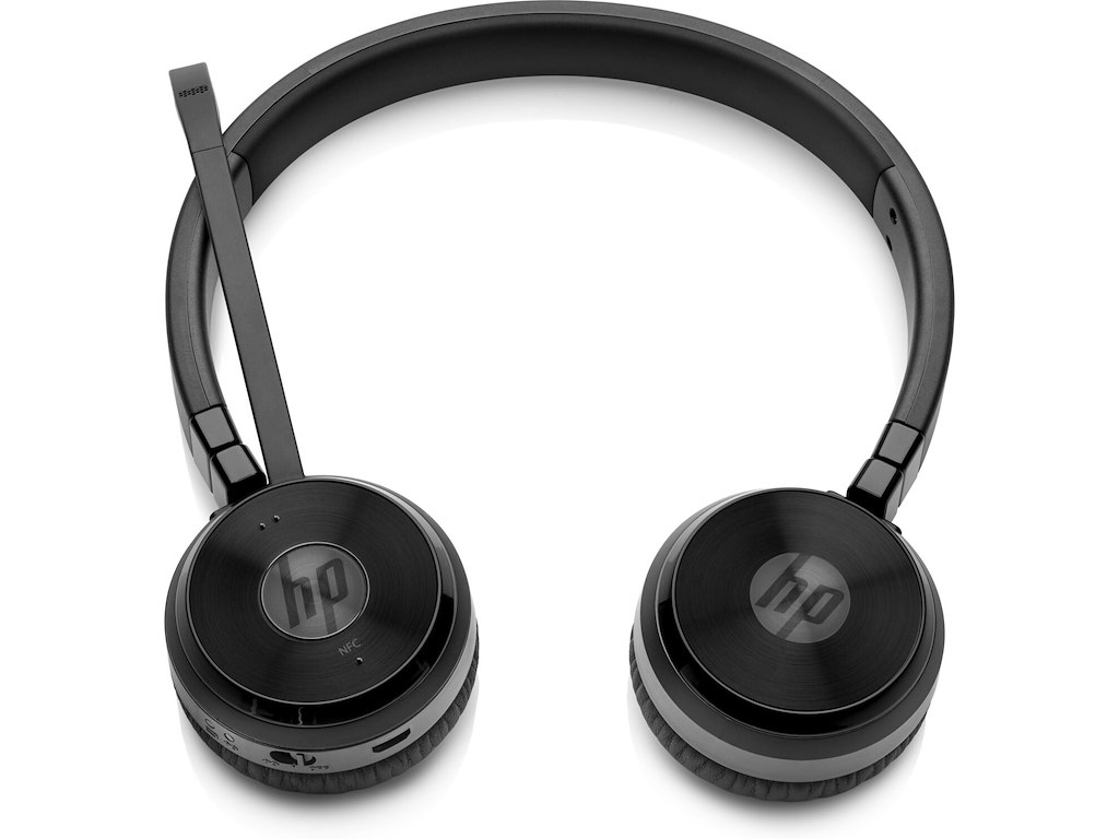 HP UC Wireless Duo Headset Trådløs Kontor/Callcenter Bluetooth Sort