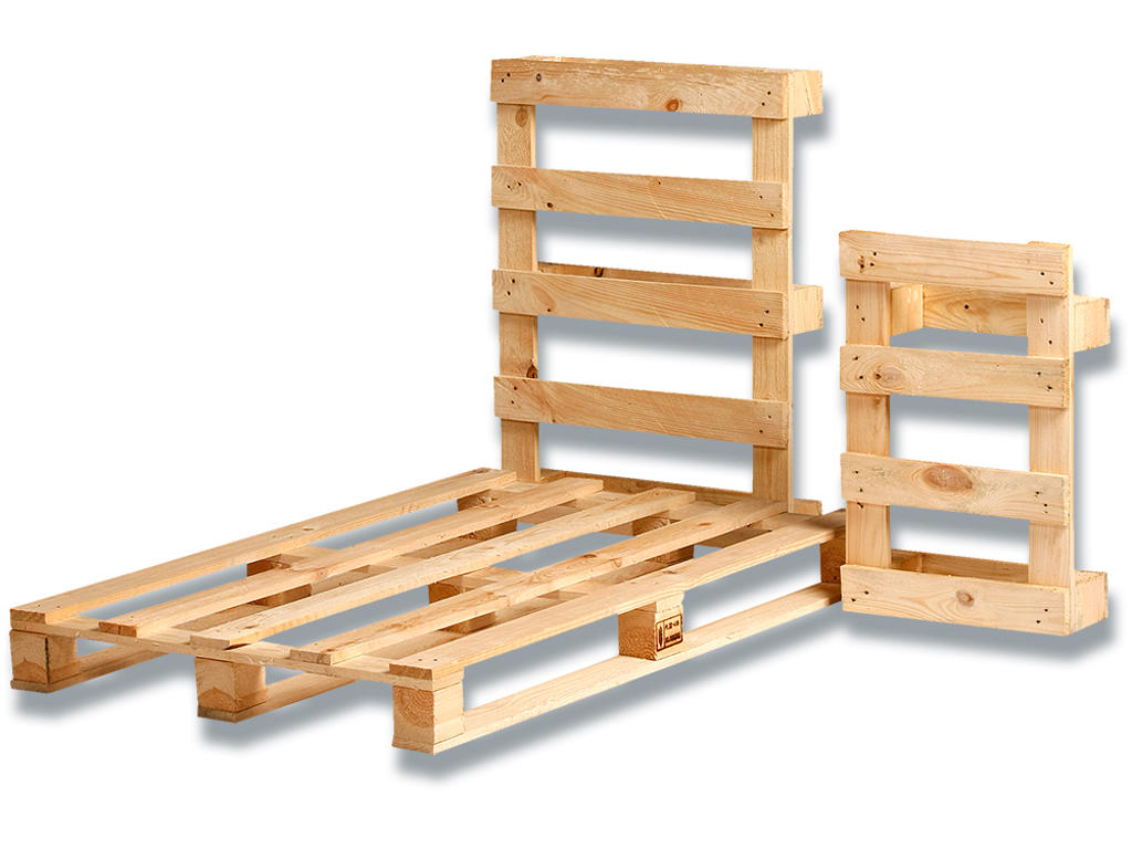 Engangspalle, Europalle, 1/2 palle, Træ, 