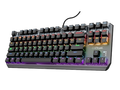 Trust GXT 834 Callaz tastatur Spil USB QWERTY Engelsk Sort