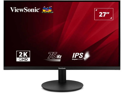 Viewsonic VA VA2708-2K-HD-2 computerskærm 68,6 cm (27") 2560 x 1440 pixel Quad HD LED Sort