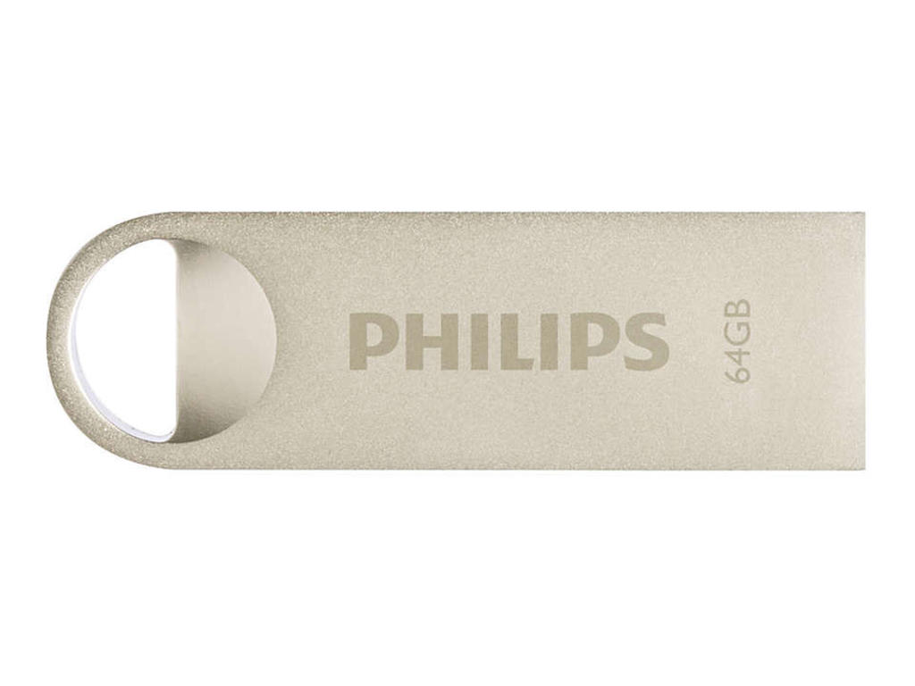 Philips Moon Edition 2.0 USB-nøgle 64 GB USB Type-A Sølv
