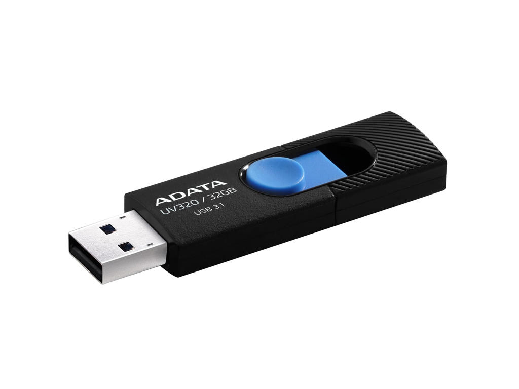 ADATA UV320 USB-nøgle 32 GB USB Type-A 3.2 Gen 1 (3.1 Gen 1) Sort, Blå