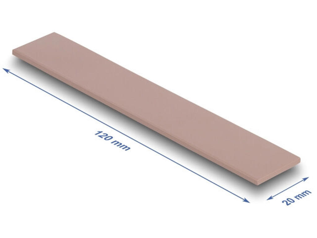 DeLOCK 18483 kølekomponent Termisk pude 3 W/mK