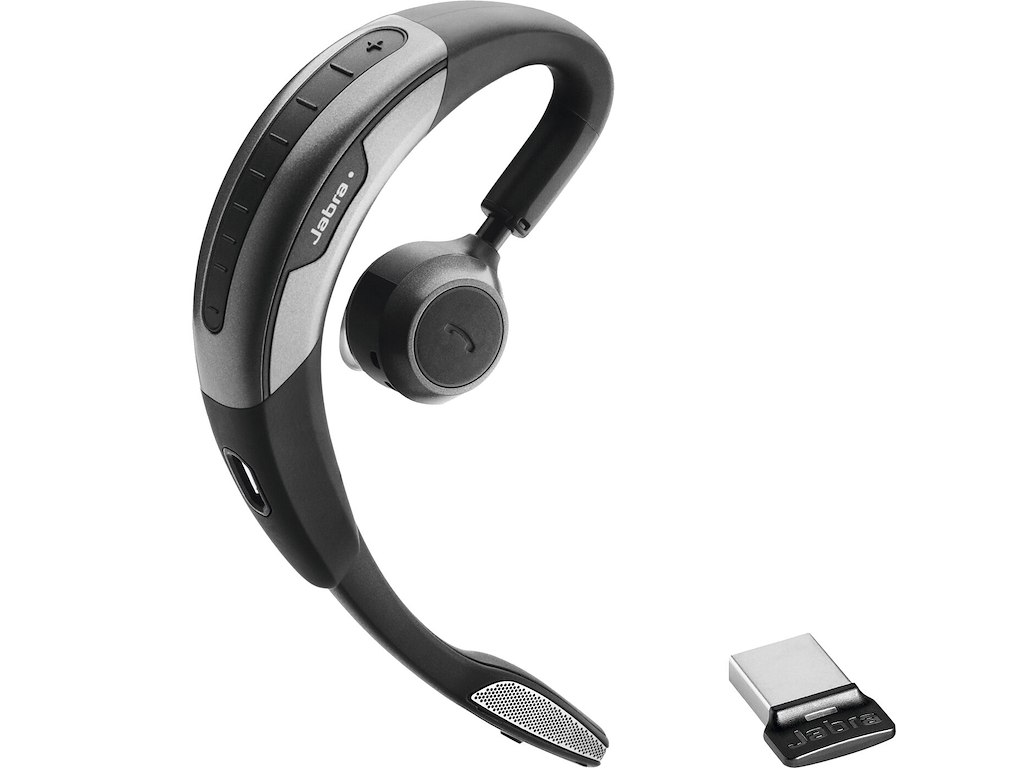 Jabra MOTION UC MS Headset Trådløs Ørekrog Opkald/musik Bluetooth Sort, Sølv