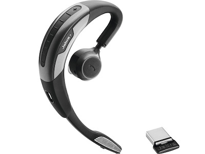 Jabra MOTION UC MS Headset Trådløs Ørekrog Opkald/musik Bluetooth Sort, Sølv