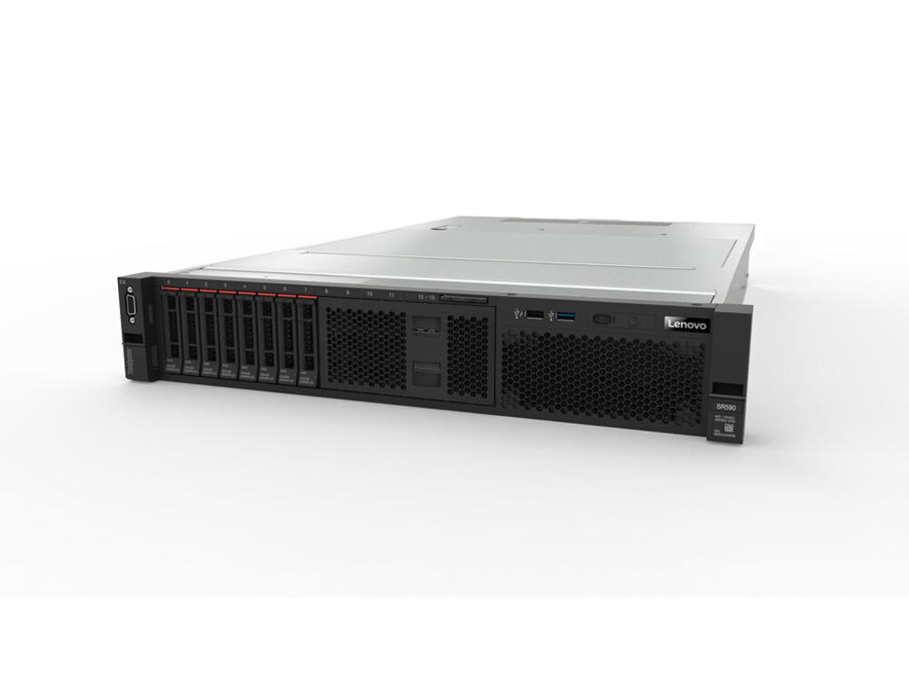 Lenovo ThinkSystem SR590 server Stativ (2U) Intel® Xeon Silver 4210R 2,4 GHz 32 GB DDR4-SDRAM 750 W