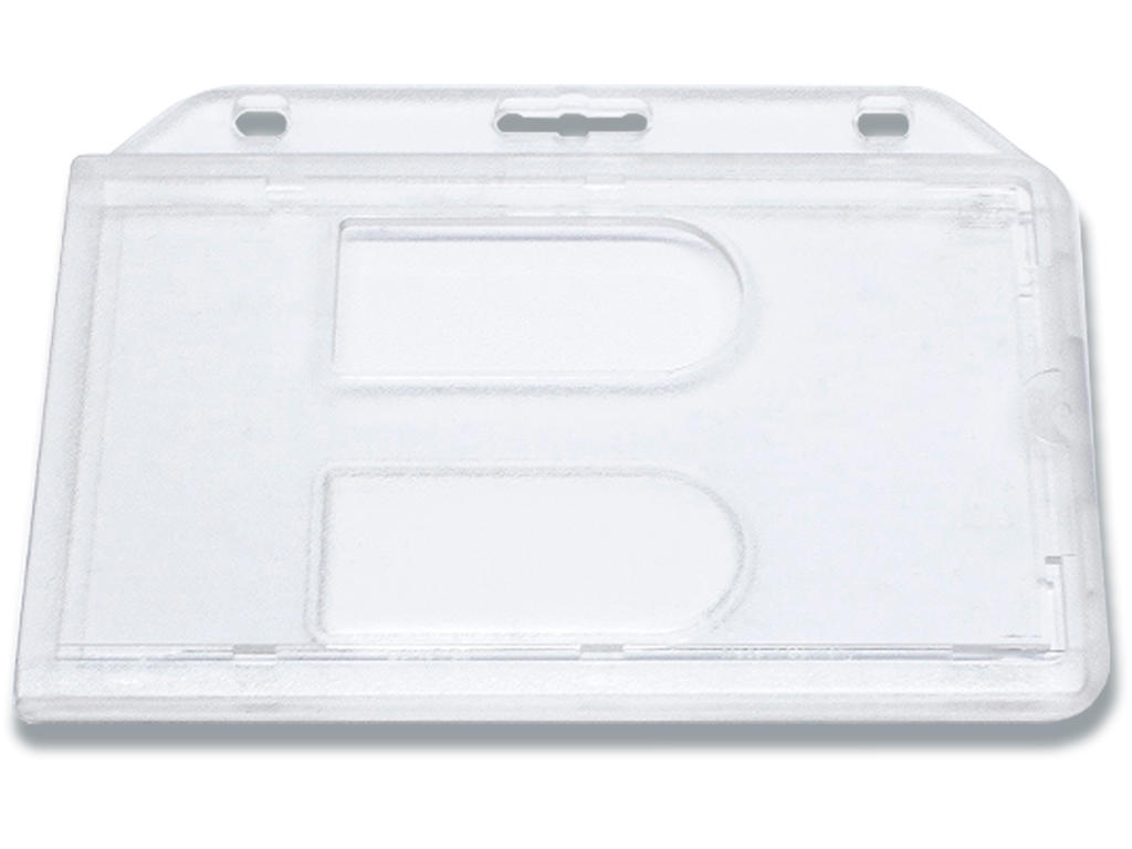 ID kortholder, Til 2 kort, Uden fastgørelse, Vandret, 1 stk